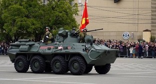 Военный парад в Ставрополе. Фото из телеграм-канала Владимира Владимирова https://t.me/VVV5807/2782